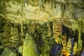 Stalactite cave in Crete, Zeus birthplace Royalty Free Stock Photo