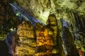 Stalactite cave in Crete, Zeus birthplace Royalty Free Stock Photo