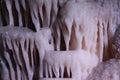 Stalactite cave Royalty Free Stock Photo