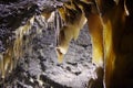 Stalactite cave Royalty Free Stock Photo