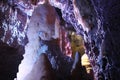 Stalactite cave Royalty Free Stock Photo