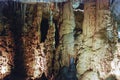 Stalactite cave, Israel Royalty Free Stock Photo