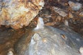 Stalactite cave, Israel Royalty Free Stock Photo