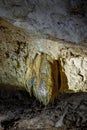 Stalactite in the Cave of Prometheus. Georgia