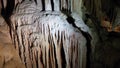 Stalactite formations in Buchan Caves