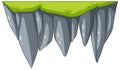 Stalactite stalagmite in cartoon style