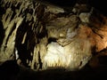 Stalactite and stalagmite Cave Royalty Free Stock Photo