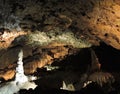 Stalactite and stalagmite cave, Slovakia Royalty Free Stock Photo