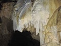 Stalactite and stalagmite cave, Slovakia Royalty Free Stock Photo