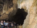 Stalactite and stalagmite cave, Slovakia Royalty Free Stock Photo
