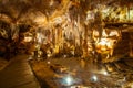 Stalactite and Stalagmite Formations in the Cave Royalty Free Stock Photo