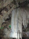 stalactite stones in a cave