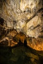 Stalactite underground cave, Demanovska, Slovakia Royalty Free Stock Photo