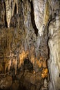Stalactite underground cave, Demanovska, Slovakia Royalty Free Stock Photo