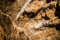 Stalactites in cave