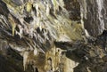 Stalactites inside a cave. Algar do Carvao. Terceira. Azores. Po