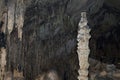 Stalactites inside the cave Royalty Free Stock Photo