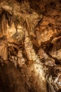 Luray Caverns, Stalactites in Vertical Image