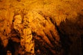 Stalactites, stalagmites