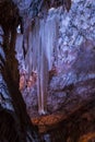 Stalactites stalagmites cave