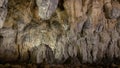 Stalactites and stalagmites at the Caves of Barac in the municipality of Rakovica Royalty Free Stock Photo