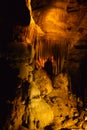 Stalactites and Stalagmites At The Christal Cave Royalty Free Stock Photo