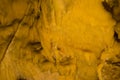 Stalactites and stalagmites in Dirou Cave, Greece
