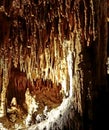 Stalactites and stalagmites formation Royalty Free Stock Photo