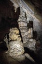 Stalagmite the cave Royalty Free Stock Photo