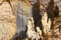 Stalagmites in the cave Royalty Free Stock Photo