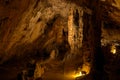 Stalagmites in grotto Royalty Free Stock Photo