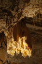 Stalagmites and stalactites