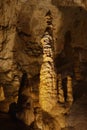 Stalagmites and stalactites