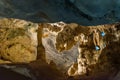 Stalagmites and stalactites in the Cango Caves near Oudthoorn