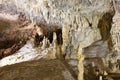 Stalagmites and stalactites in the cave Royalty Free Stock Photo