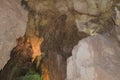 Stalagmites and stalactites in Resava cave, Serbia