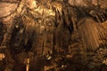 Stalagtites and stalagmites Royalty Free Stock Photo