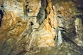 Stalagtites and stalagmites Royalty Free Stock Photo