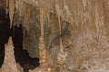 Stalagtites and Stalagmites in a Cavern Room