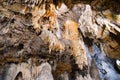 Stalagtites and stalagmites Royalty Free Stock Photo