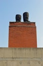 Stalin Boots at Memento Park Budapest Hungary Royalty Free Stock Photo