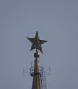 Stalin`s skyscraper on Kudrinskaya square. Fragment