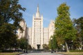 Stalinist skyscraper in Moscow 9.09.2019