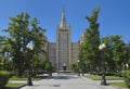 Stalinist skyscrapers in Moscow