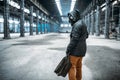 Stalker soldier in gas mask, horror of nuclear war Royalty Free Stock Photo