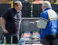 Stall holders and shoppers at Tynemouth Market.