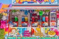 A Stall Selling Drinks At An Annual Show