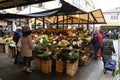 Stall of varied and fresh vegetables at the Rialto market