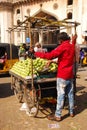 Stall Vendor Selling Guava