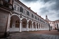 The Stallhof colonnade in Dresden, Germany